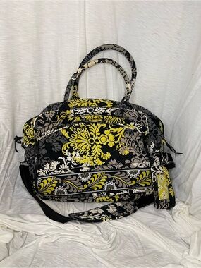 Vera Bradley Baroque Large Travel Laptop Bag Retired Print